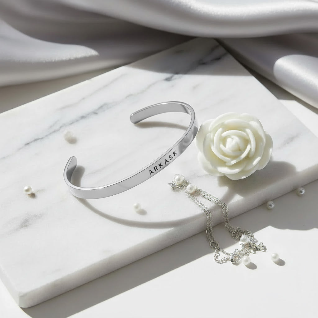 Plated Personalized Engraved Name Kada